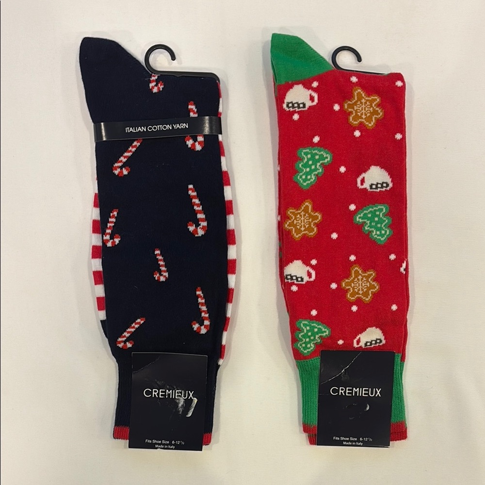 NWT Cremieux (bundle) holiday Christmas dress socks (size 6-12.5)